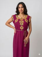 Leichtes Sommer-Kabila-Hauskleid "Itri"