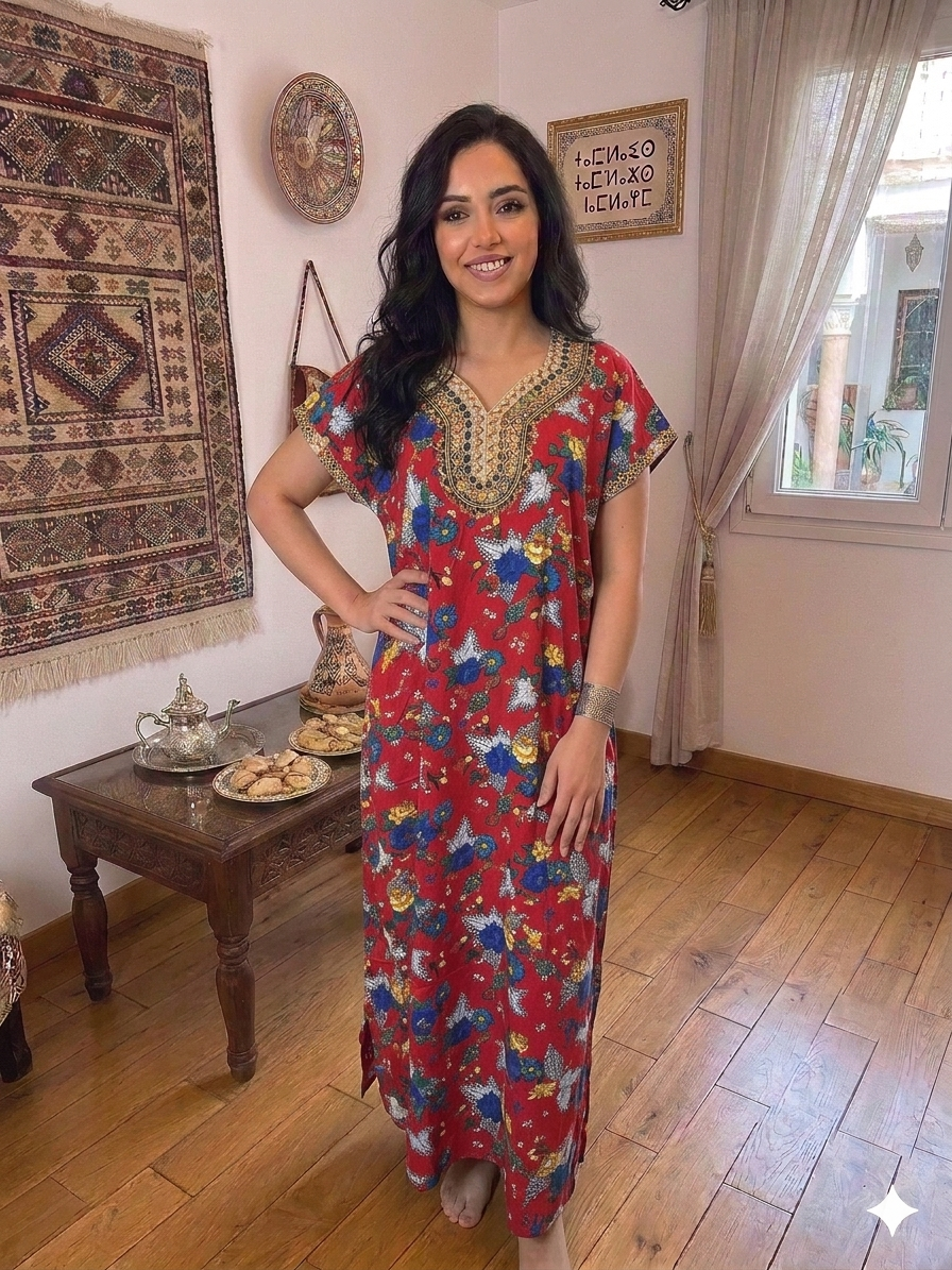 "Inès" Floral House Dress