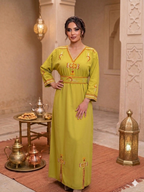 Robe Traditionnelle de Cérémonie Brodée "Liza"