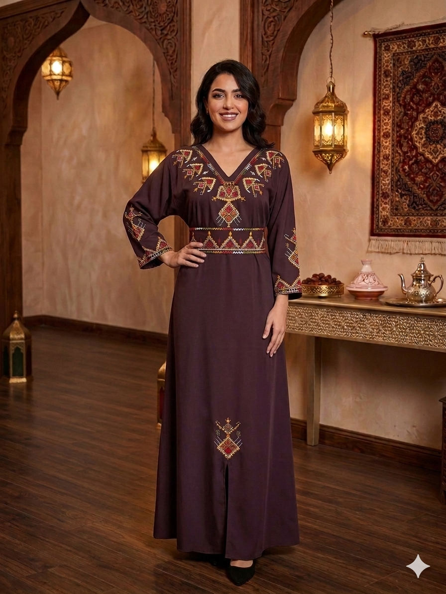 La Robe "Tala" – Élégance Berbère