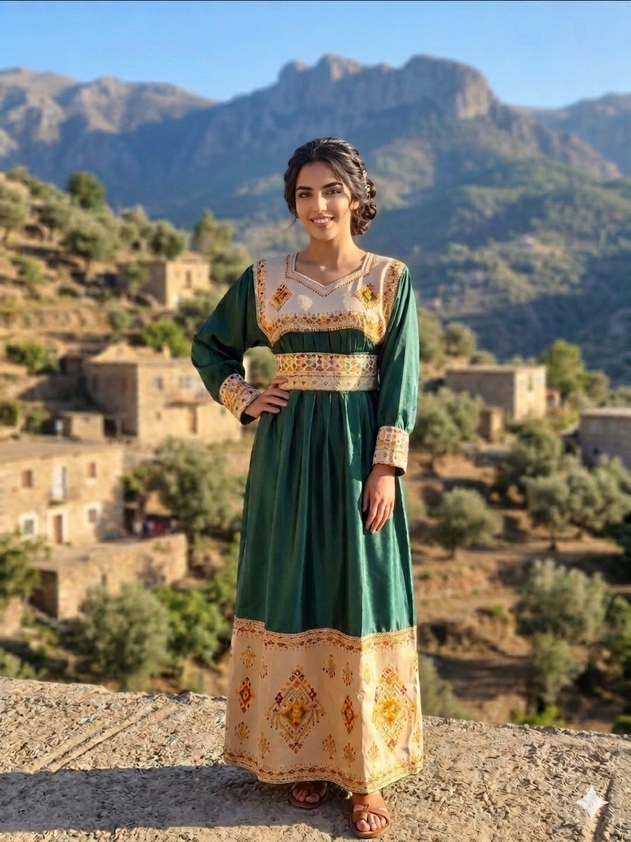 Das Kleid "Maya" – Berbersplendor und Kaiserlicher Schnitt