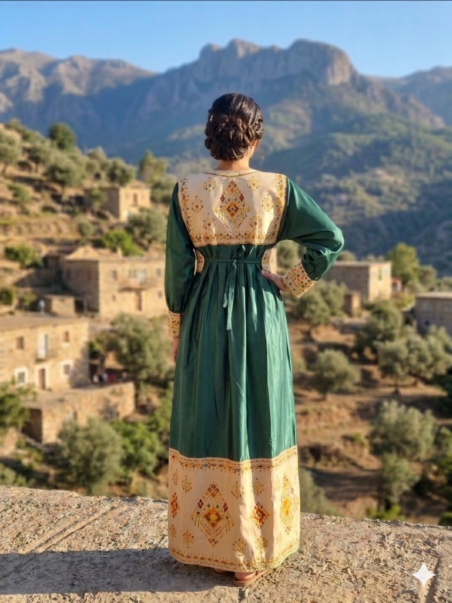 Das Kleid "Maya" – Berbersplendor und Kaiserlicher Schnitt