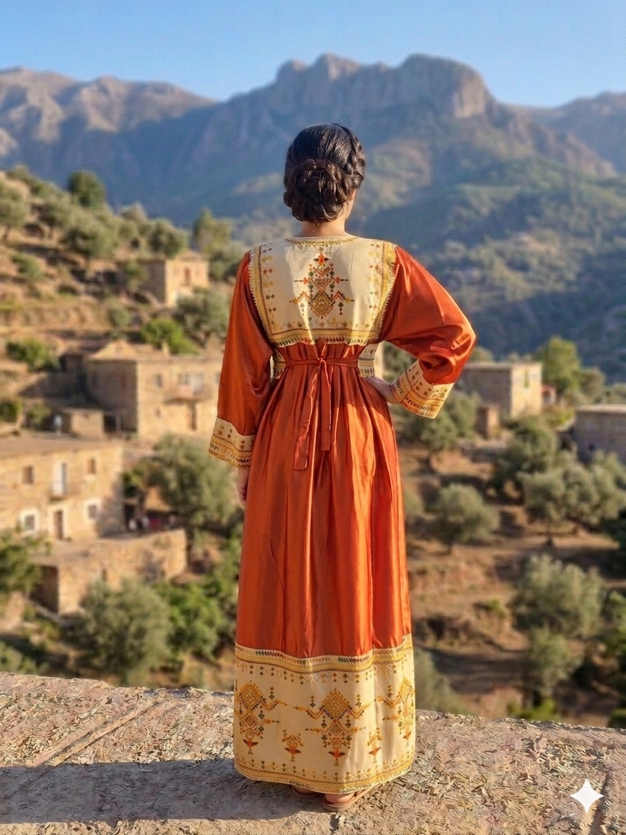 Das Kleid "Maya" – Berbersplendor und Kaiserlicher Schnitt