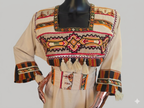 Robe Traditionnelle Kabyle aux Galons Colorés – "Louiza"