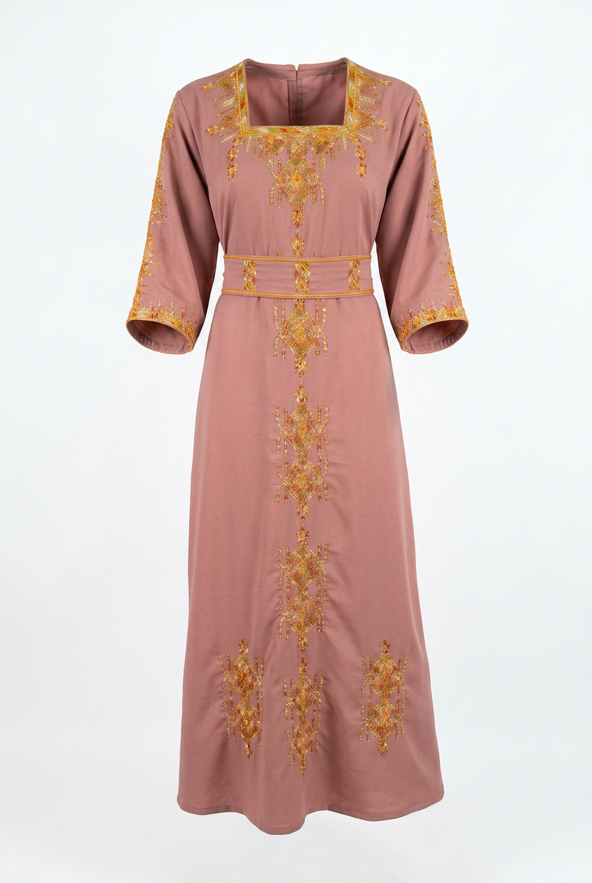 "Kahina" Kabyle Ceremony Dress – Chic & Refined Elegance
