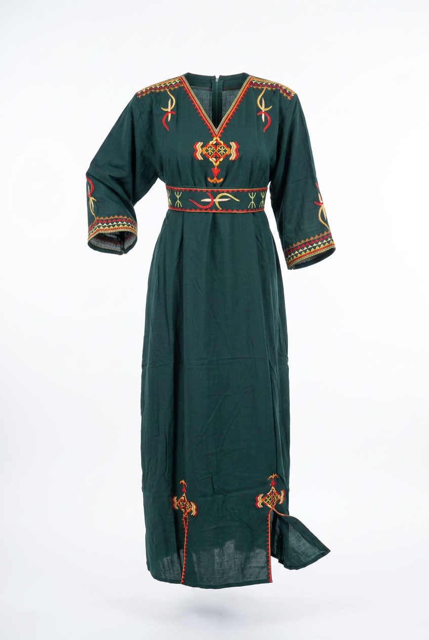 Besticktes traditionelles Festkleid „Liza“