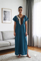 Robe Kabyle Longue à gallons "Nassya"