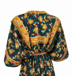 Robe maison Fleurie Grande Taille " Layla"