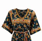 Robe maison Fleurie Grande Taille " Layla"