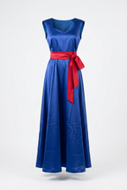 Ensemble Robe & Boléro Brodé Kabyle — Satin & Perles