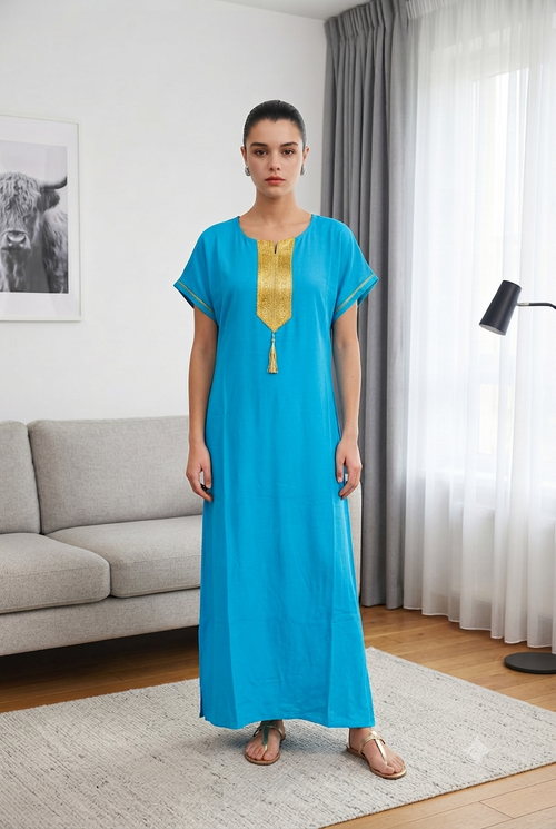Robe Col V Doré