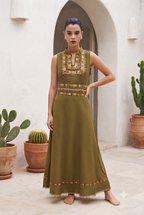 Robe Kabyle Moderne Brodée Zahra