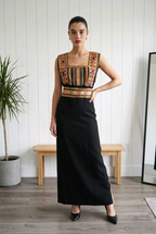 Robe Kabyle Traditionnelle Longue Brodée – Ferroudja