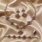 Superbe Collection de Parures de Bijoux Berbères en acier inoxydable