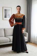 Robe Kabyle Moderne Asymétrique – "Ayur"